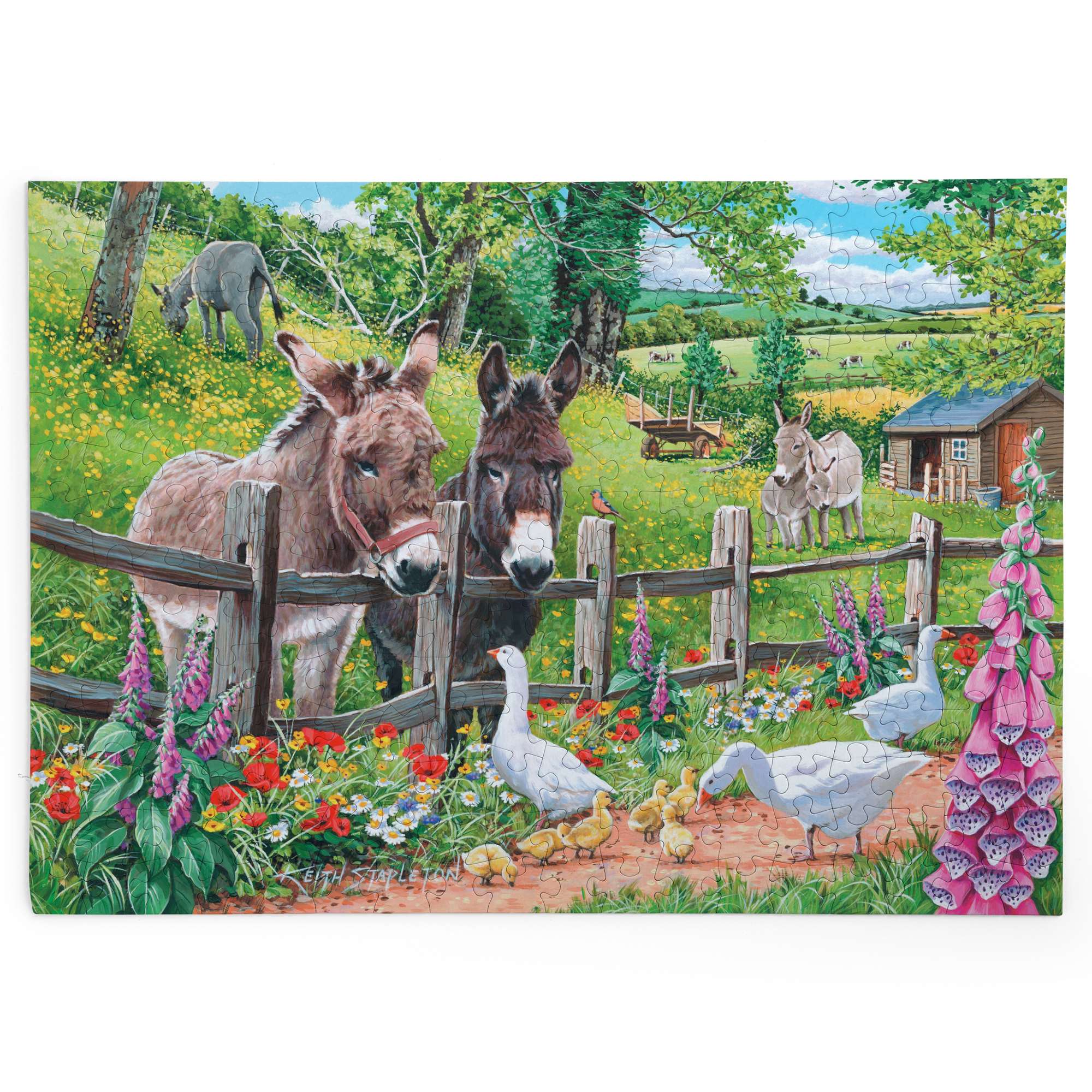 house-of-puzzles-jack-jenny-puzzle-250-pi-ces-ferme-34x48-cm image 2