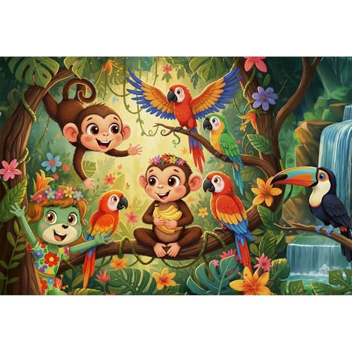 trefl-treflik-family-singes-et-amis-puzzle-100-pi-ces-5-ans image 8