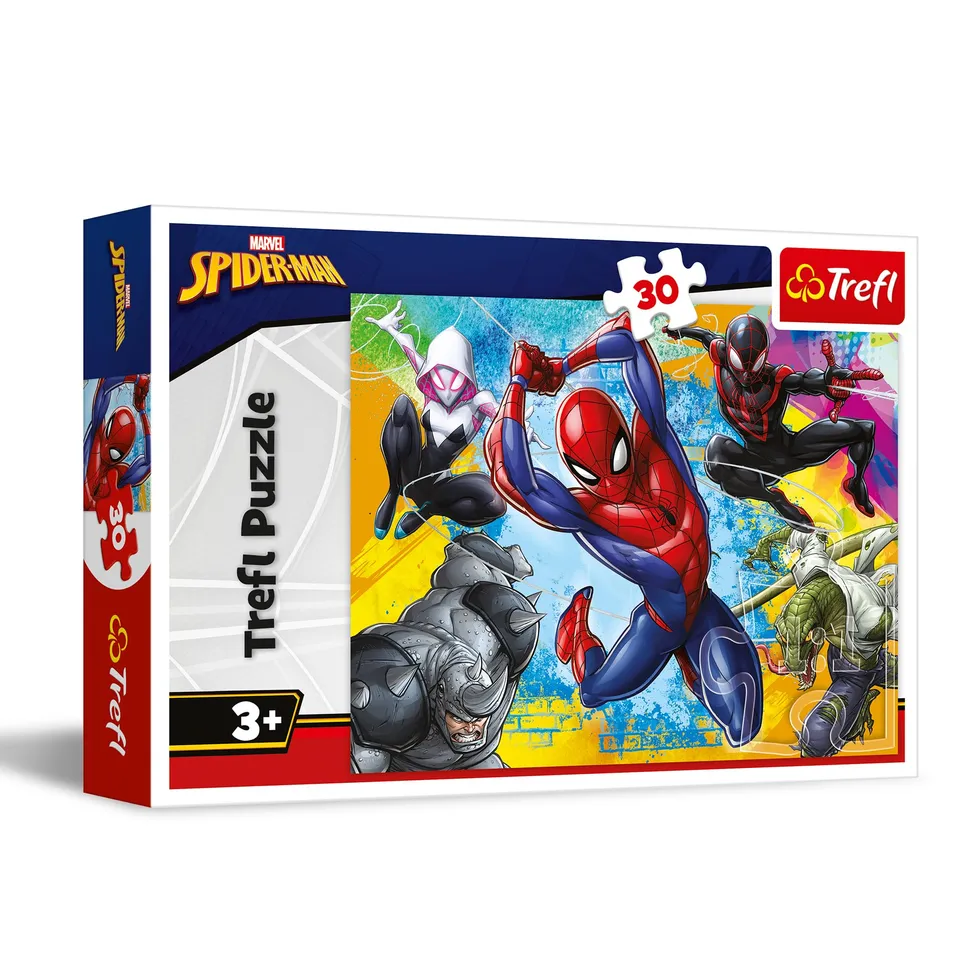 trefl-red-marvel-spiderman-puzzle-30-pi-ces-3-ans image 1