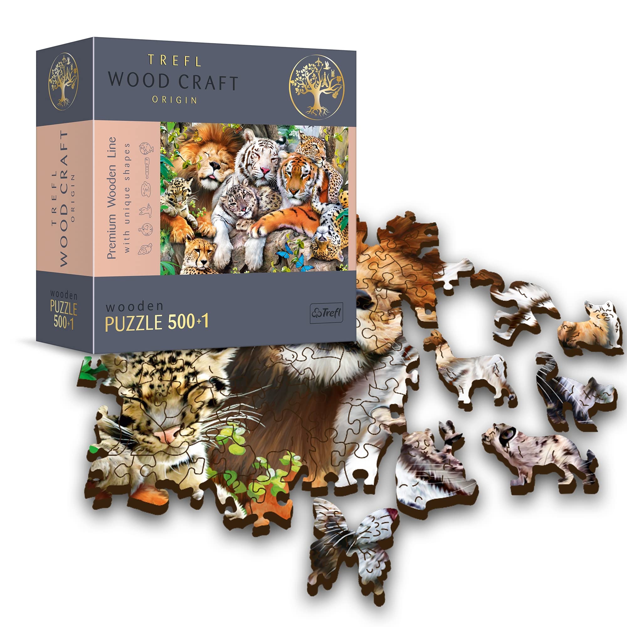 trefl-wood-craft-chiens-puzzle-bois-1000-pi-ces-amiti image 8