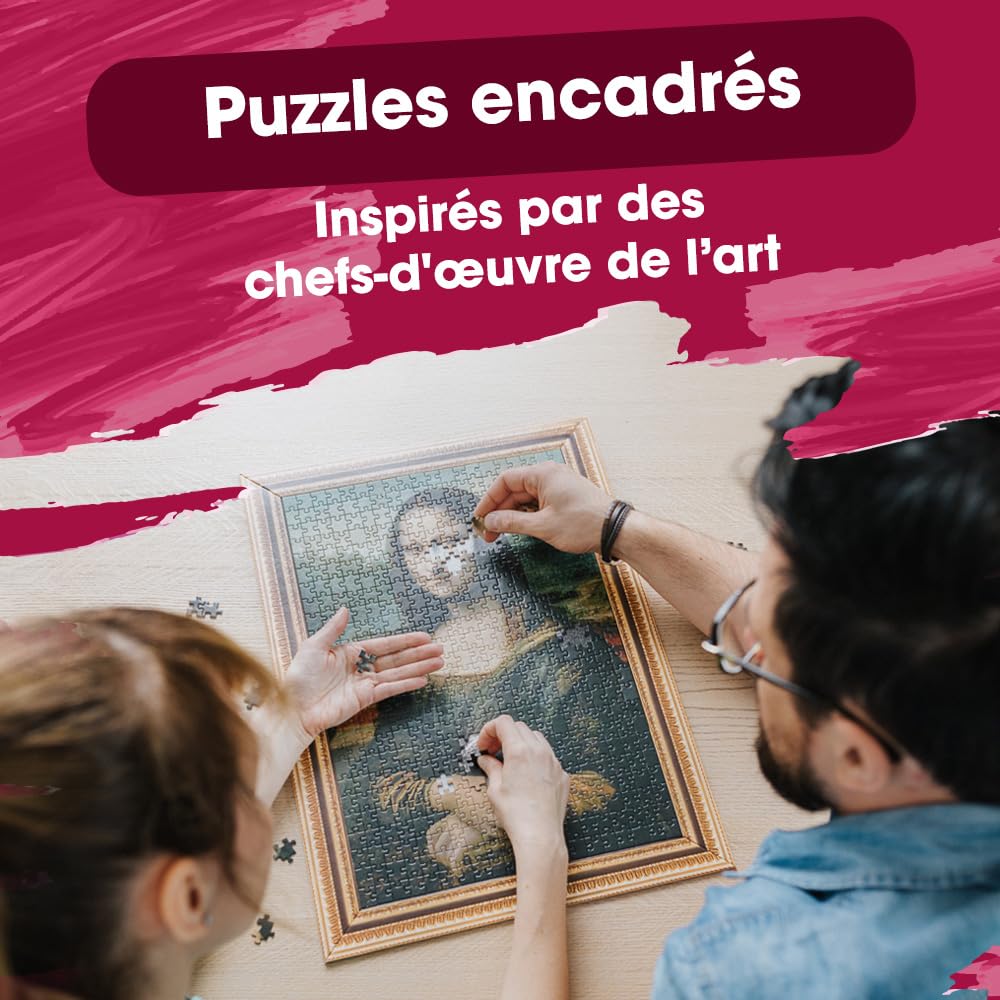 trefl-red-mona-lisa-puzzle-500-pi-ces-vinci image 3