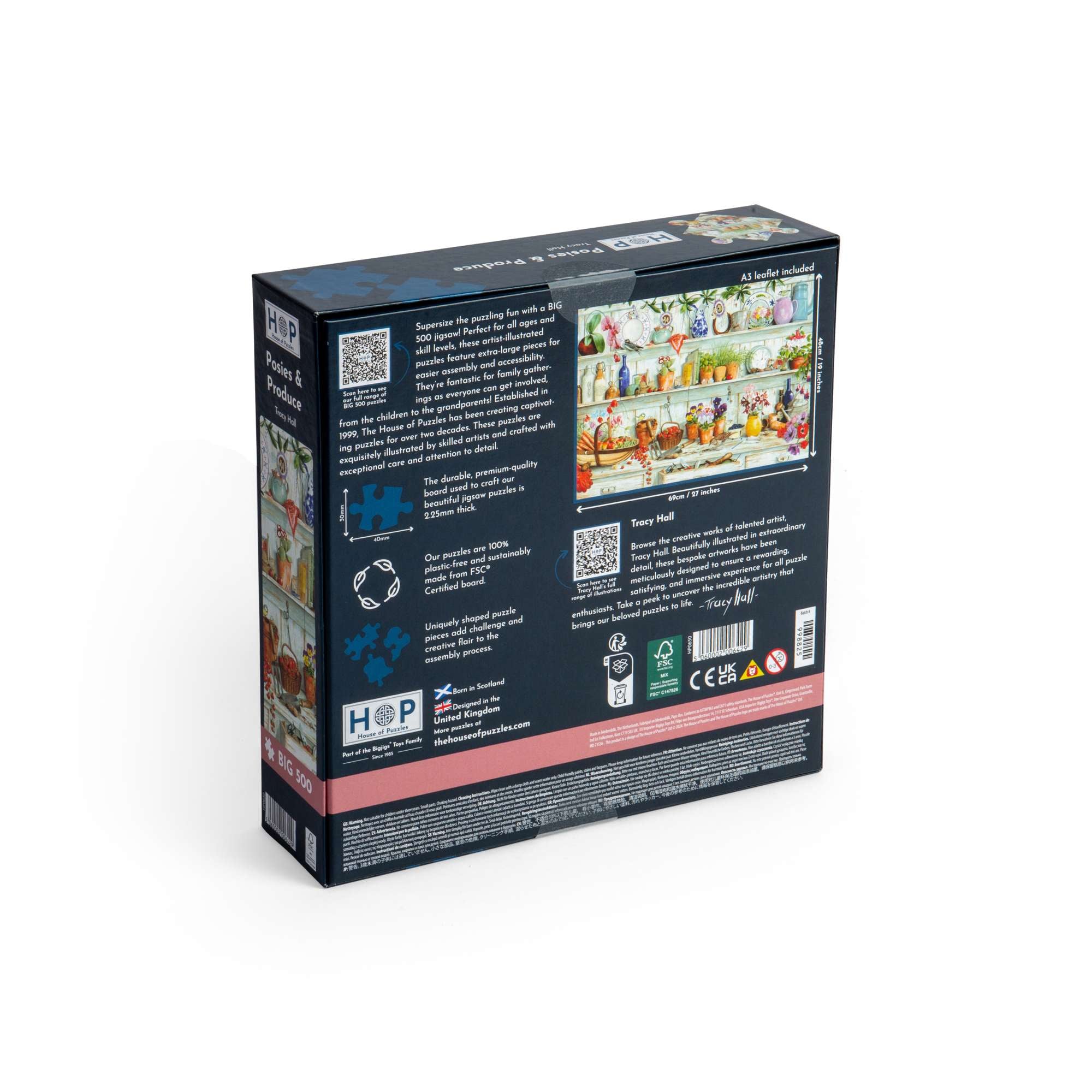 house-of-puzzles-posies-produce-puzzle-500-grandes-pi-ces-fleurs image 3