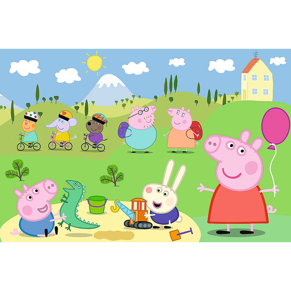 trefl-red-peppa-pig-heureux-jour-puzzle-maxi-15-pi-ces image 2