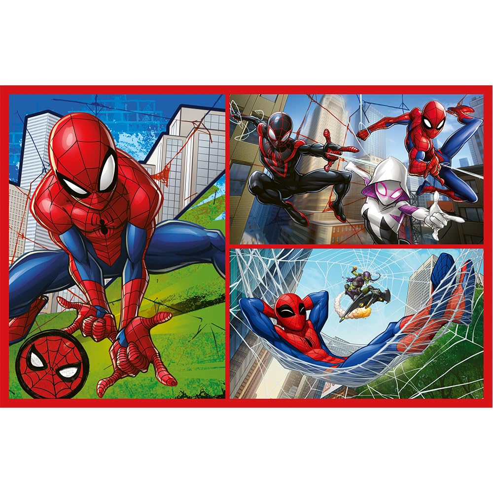 trefl-red-spider-man-2x70-pi-ces-puzzle-enfant-marvel image 3
