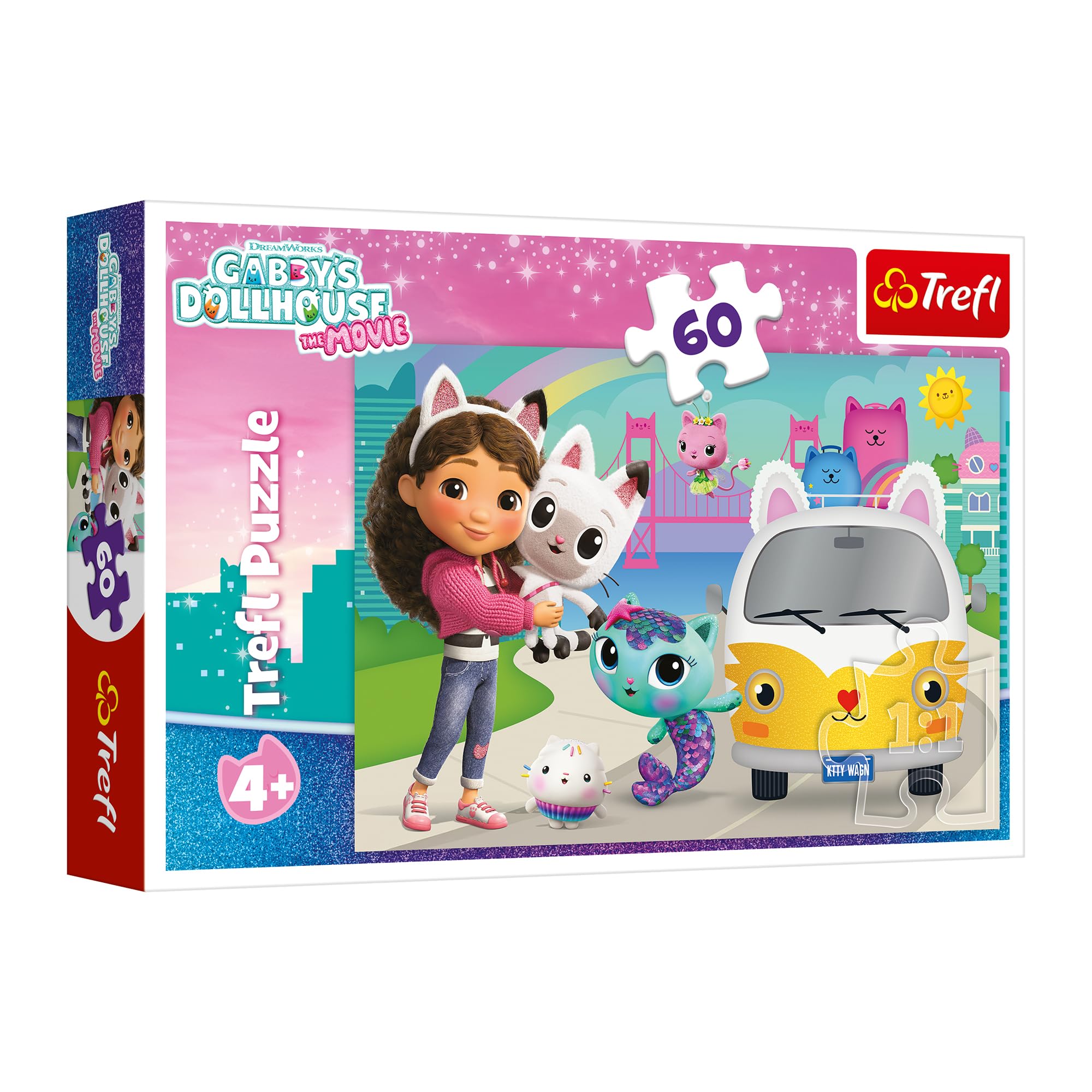 trefl-red-gabby-s-dollhouse-puzzle-60-pi-ces-4-ans image 1