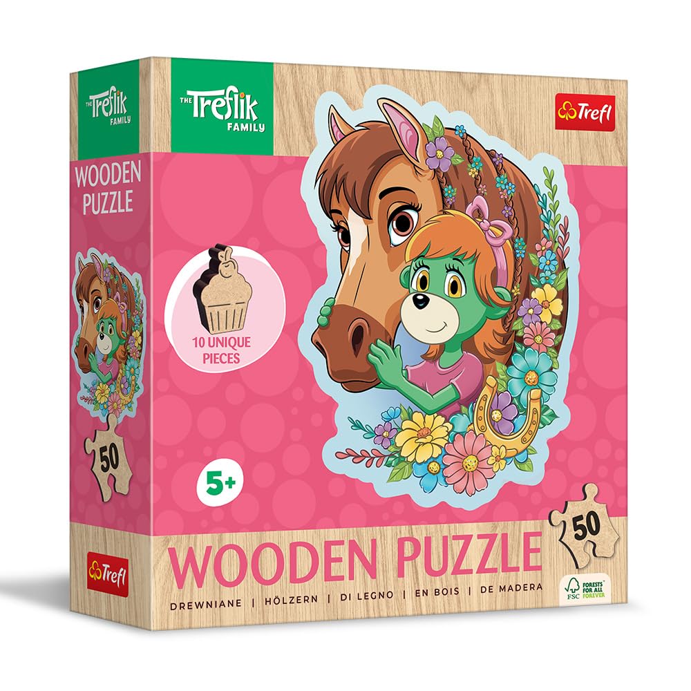 trefl-wood-craft-treflik-family-puzzle-bois-50-pi-ces image 2
