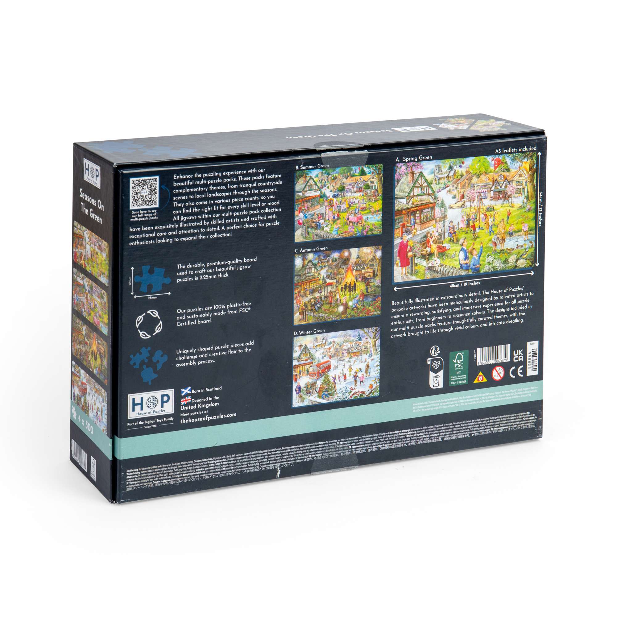 house-of-puzzles-seasons-on-the-green-coffret-4-puzzles-500 image 3