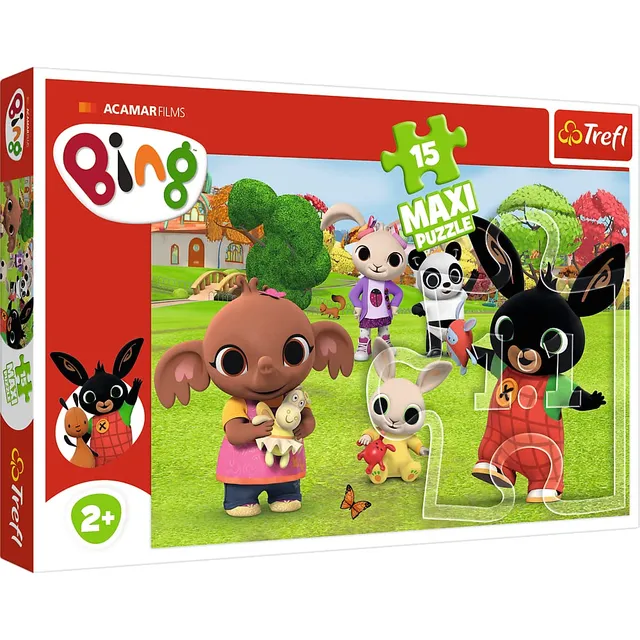 trefl-red-bing-avec-amis-puzzle-15-maxi-pi-ces-d-s-2-ans image 1