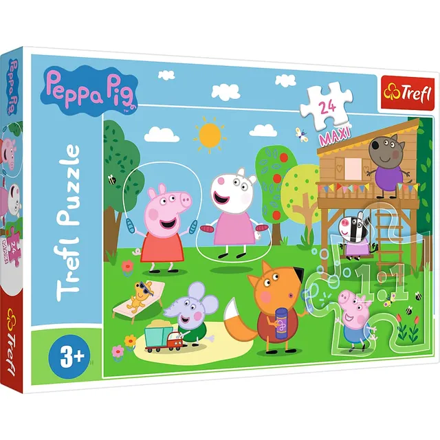 trefl-red-peppa-pig-puzzle-24-maxi-clairi-re-3-ans image 1