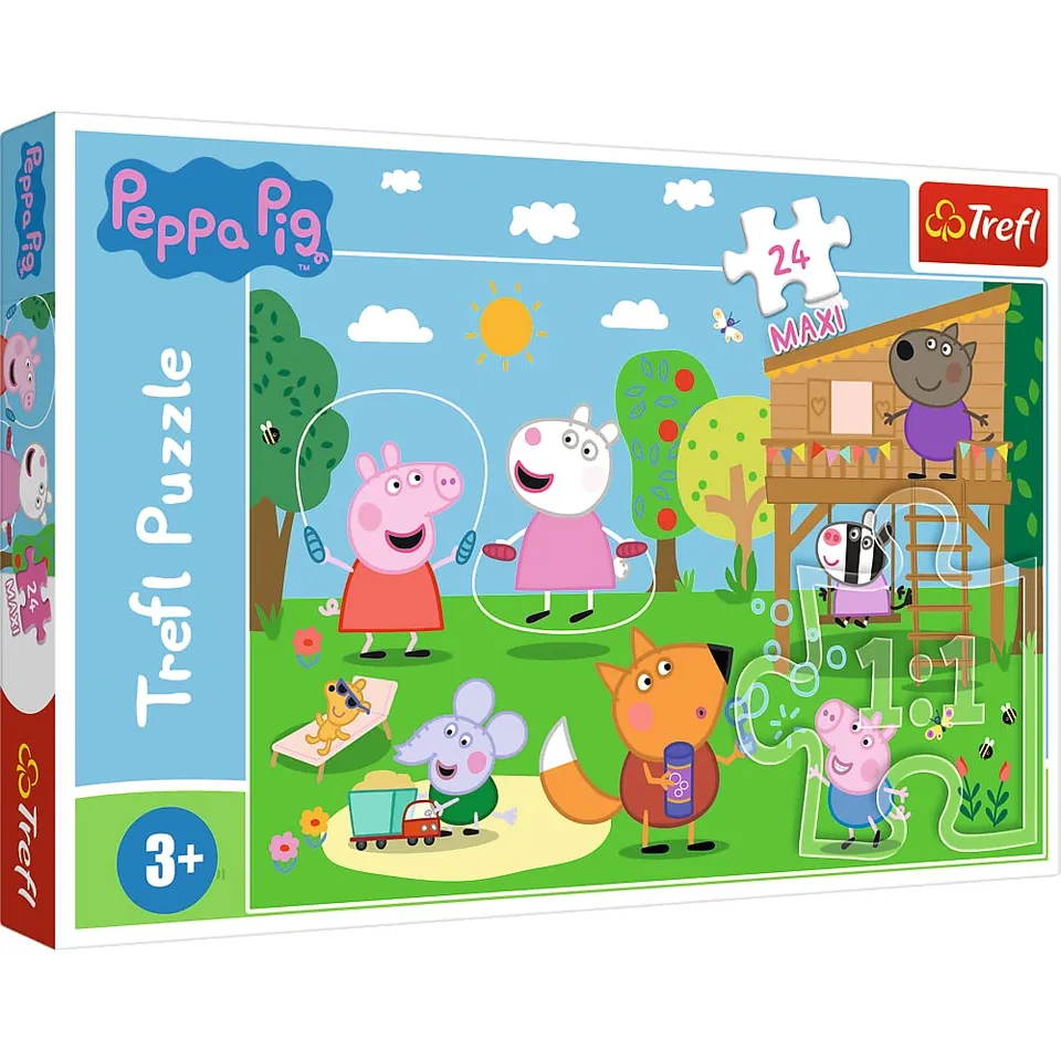 trefl-red-peppa-pig-puzzle-24-maxi-clairi-re-3-ans image 1