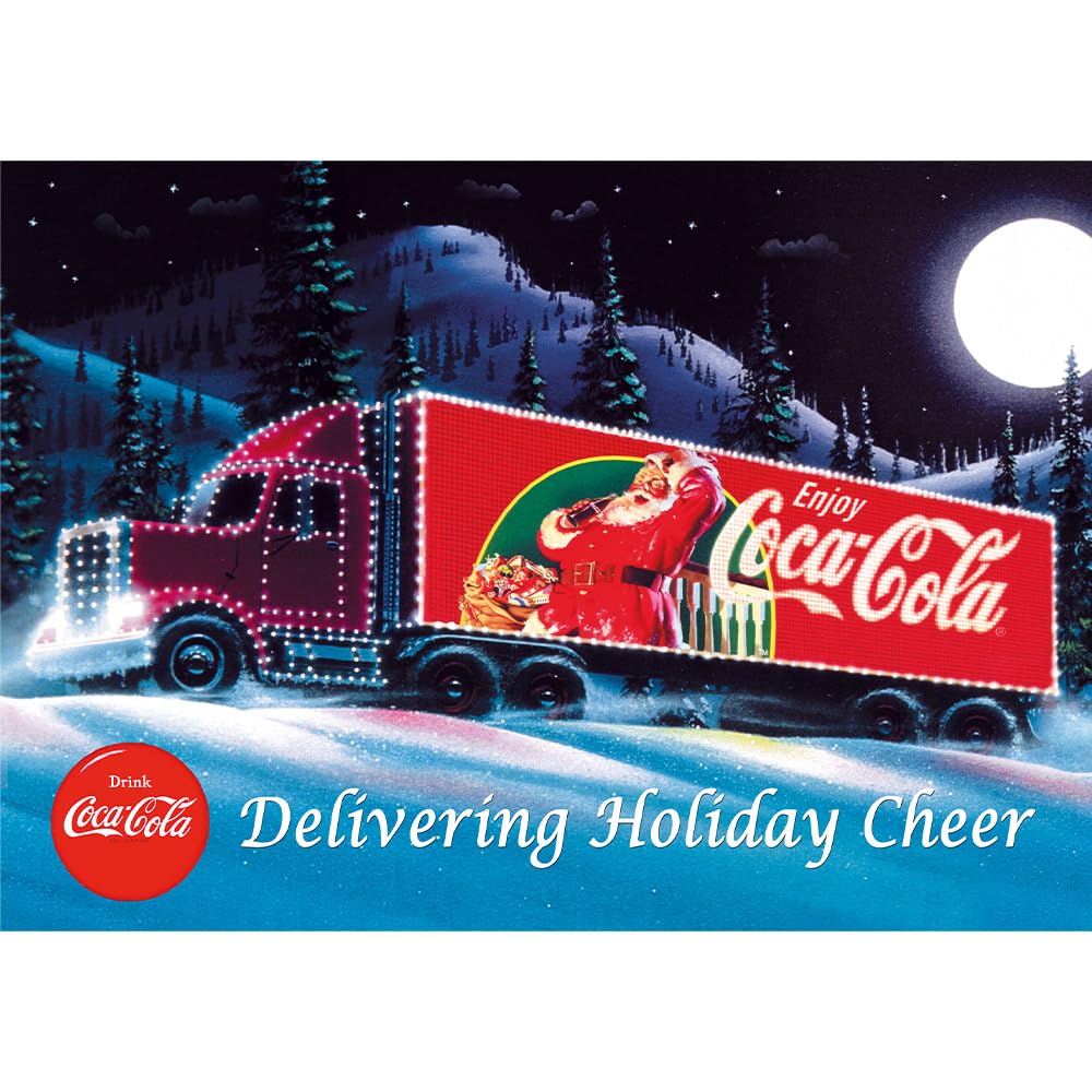 trefl-red-coca-cola-camion-de-no-l-puzzle-1000-pi-ces image 2
