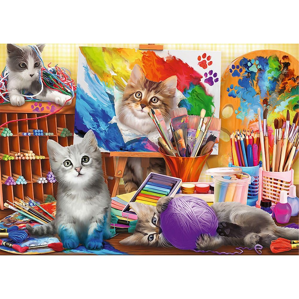 trefl-red-l-art-de-la-peinture-puzzle-2x500-pi-ces-ateliers image 2