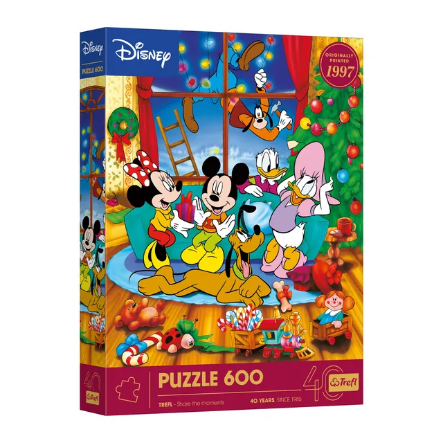 trefl-red-disney-mickey-et-amis-puzzle-600-pi-ces-no-l-40-ans image 1