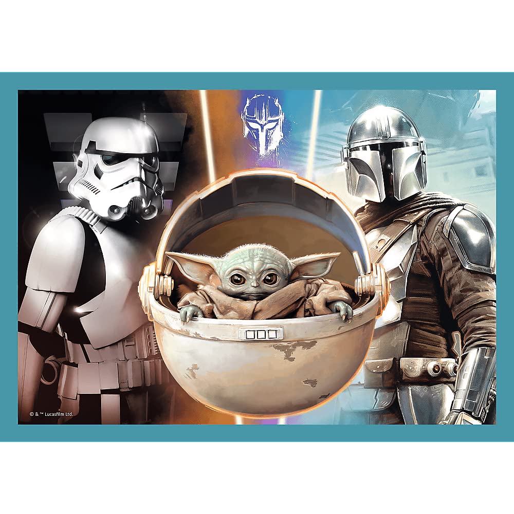 trefl-red-mandalorian-puzzle-enfant-4-en-1-star-wars-3-ans image 3