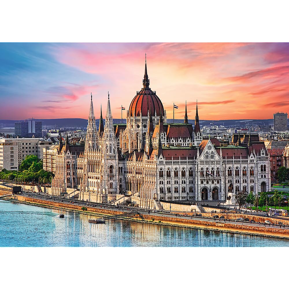 trefl-red-budapest-hongrie-puzzle-500-pi-ces-parlement image 2