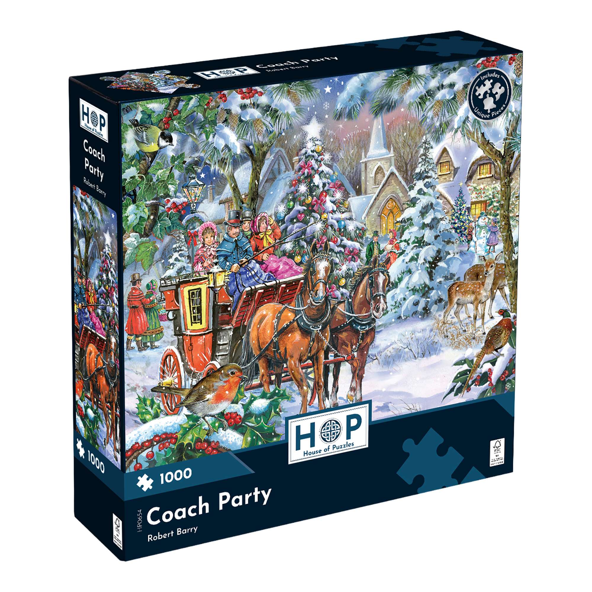 house-of-puzzles-coach-party-puzzle-1000-pi-ces-no-l image 1