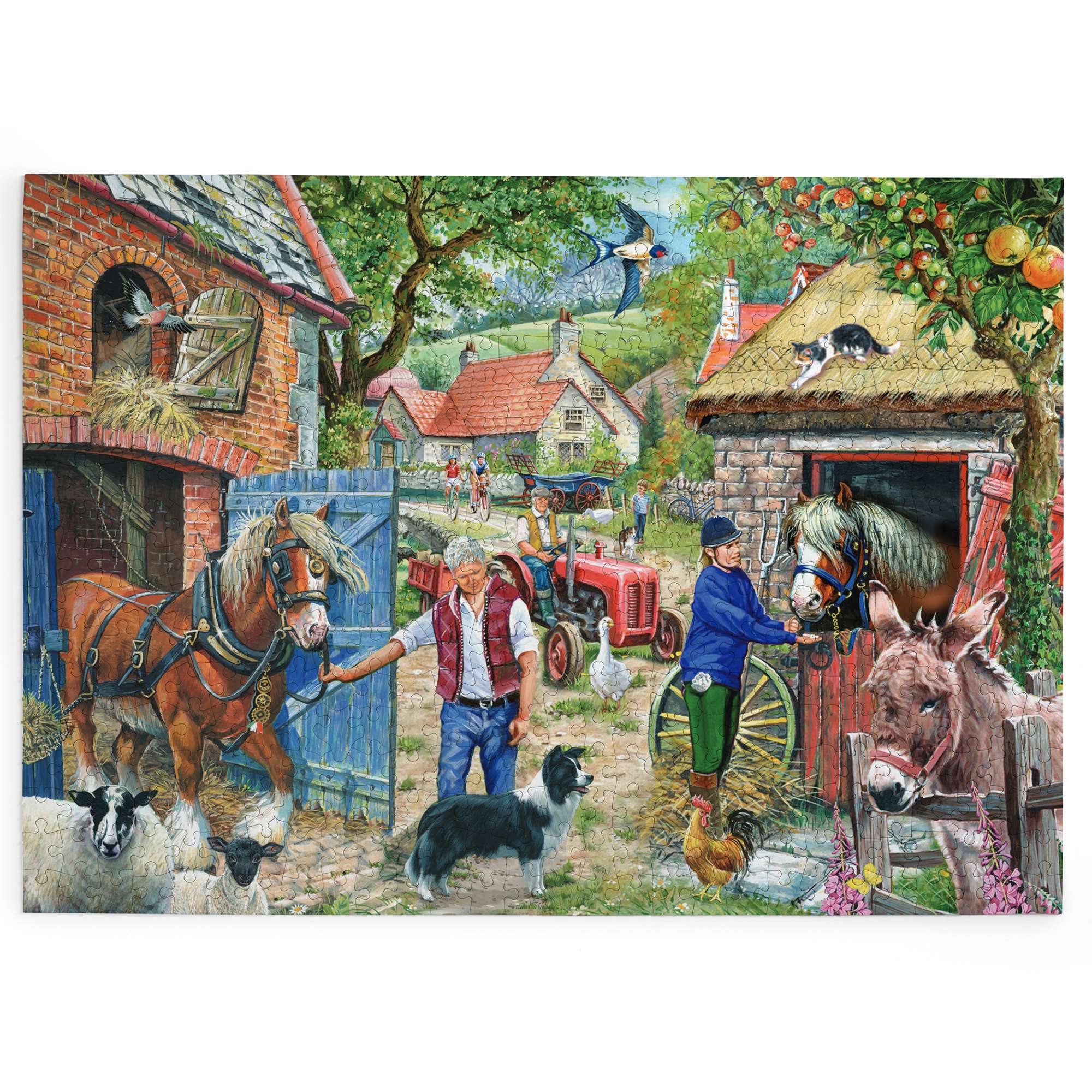 house-of-puzzles-appletree-lane-puzzle-big-500-pi-ces-ferme image 2