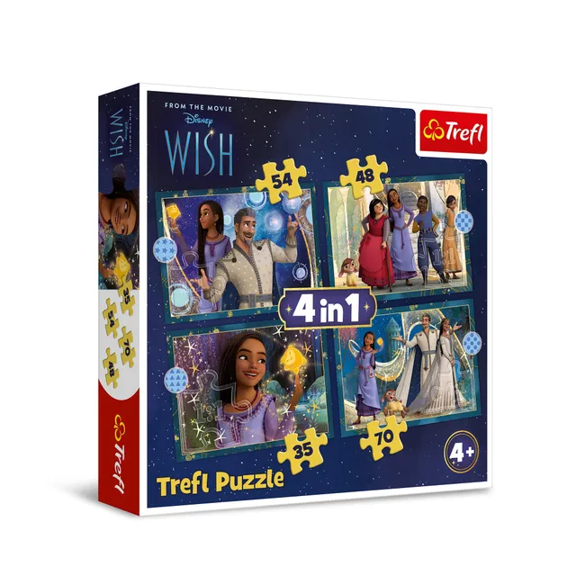 trefl-red-wish-puzzle-4-en-1-35-70-pi-ces image 1