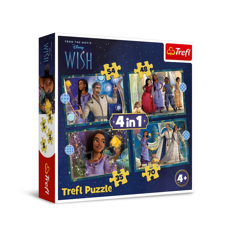 trefl-red-wish-puzzle-4-en-1-35-70-pi-ces image 1
