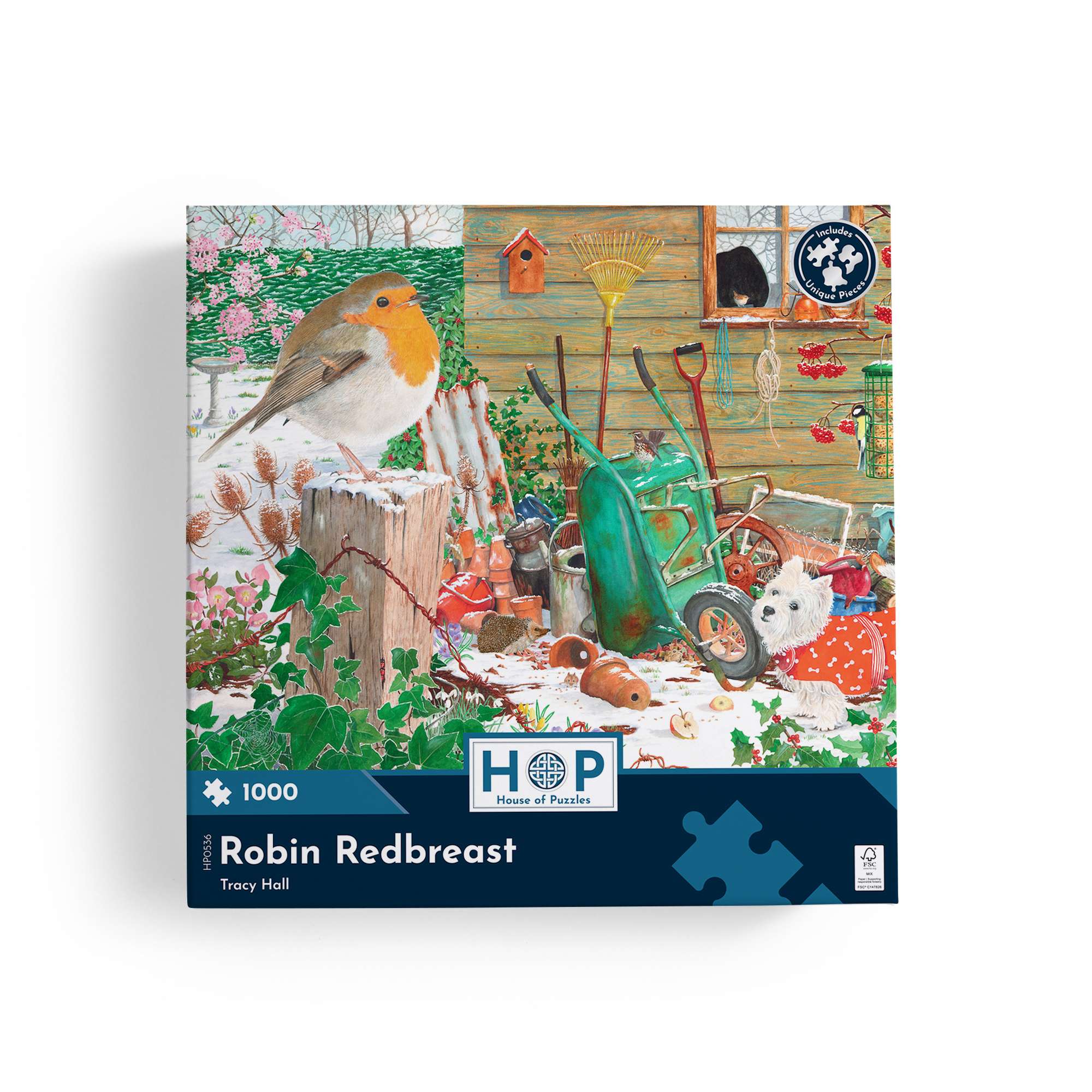 house-of-puzzles-robin-redbreast-puzzle-1000-pi-ces-oiseaux-48x69cm image 4