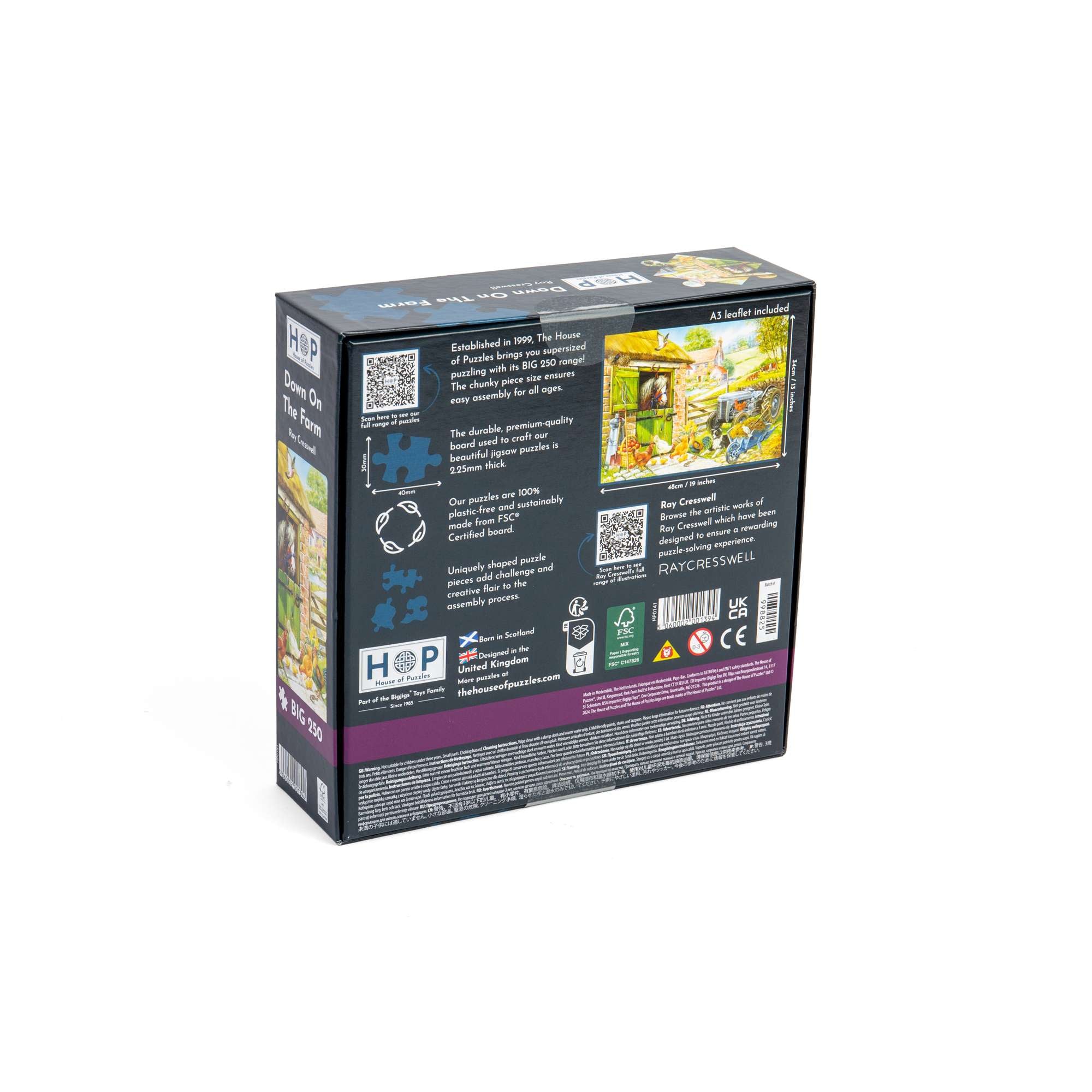 house-of-puzzles-down-on-the-farm-big-250-puzzle-250-pi-ces-ferme image 3