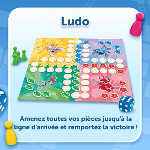 trefl-red-ludo-serpents-chelles-lilo-stitch-jeu-2-en-1 image 8