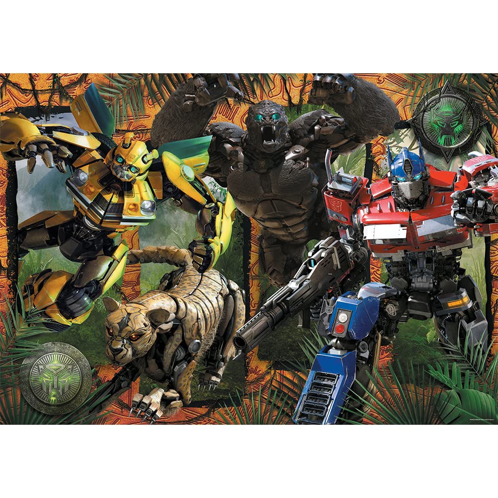 trefl-red-transformers-1000-puzzle-rise-of-the-beasts-1000-pcs image 2
