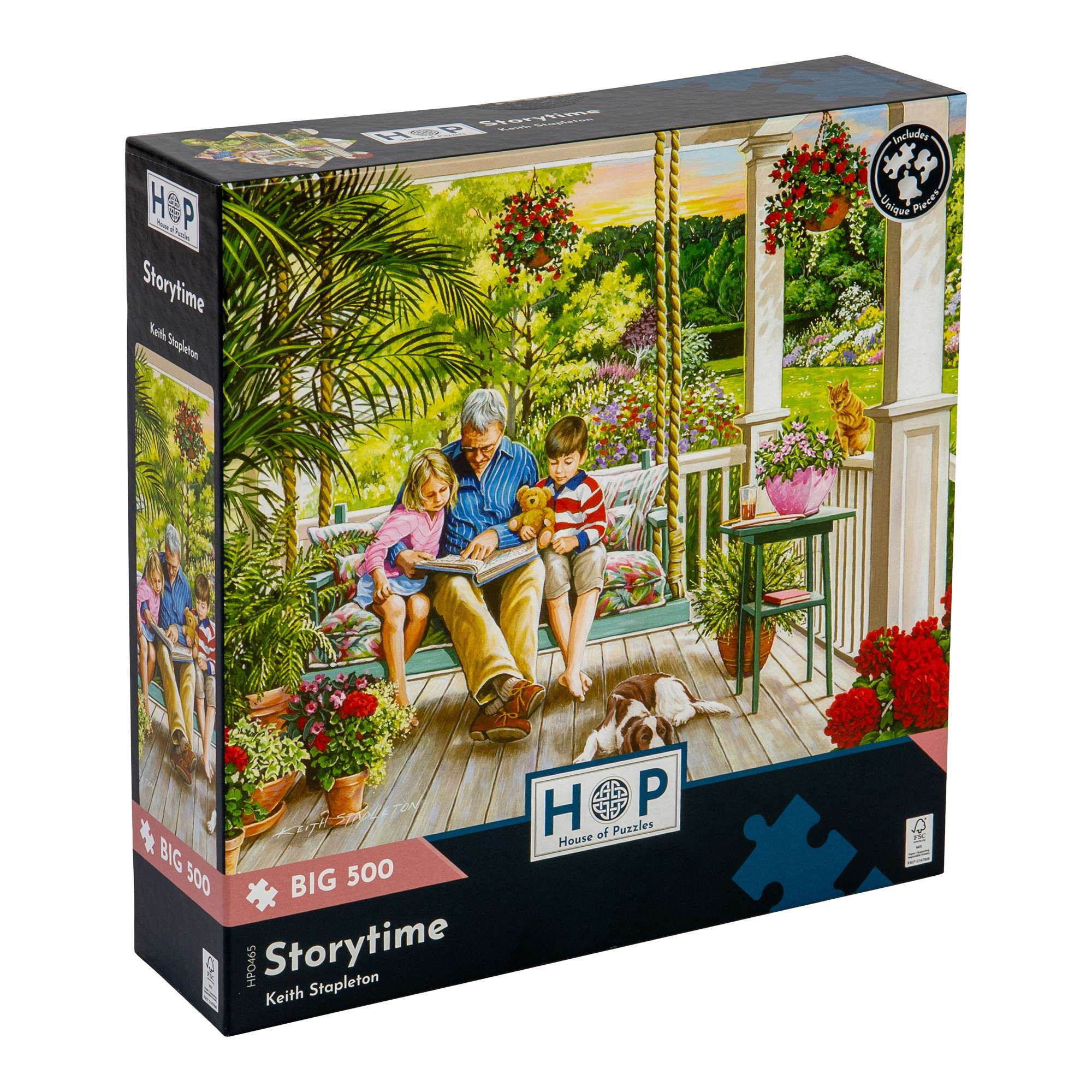 house-of-puzzles-storytime-big-500-puzzle-500-pi-ces-jardin image 1