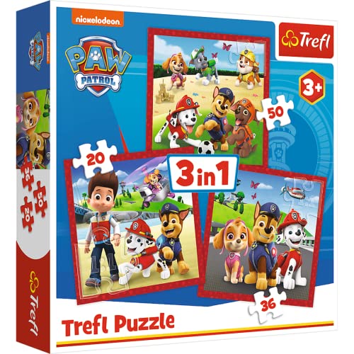 trefl-red-paw-patrol-3-en-1-puzzle-enfant-20-50-pi-ces image 8