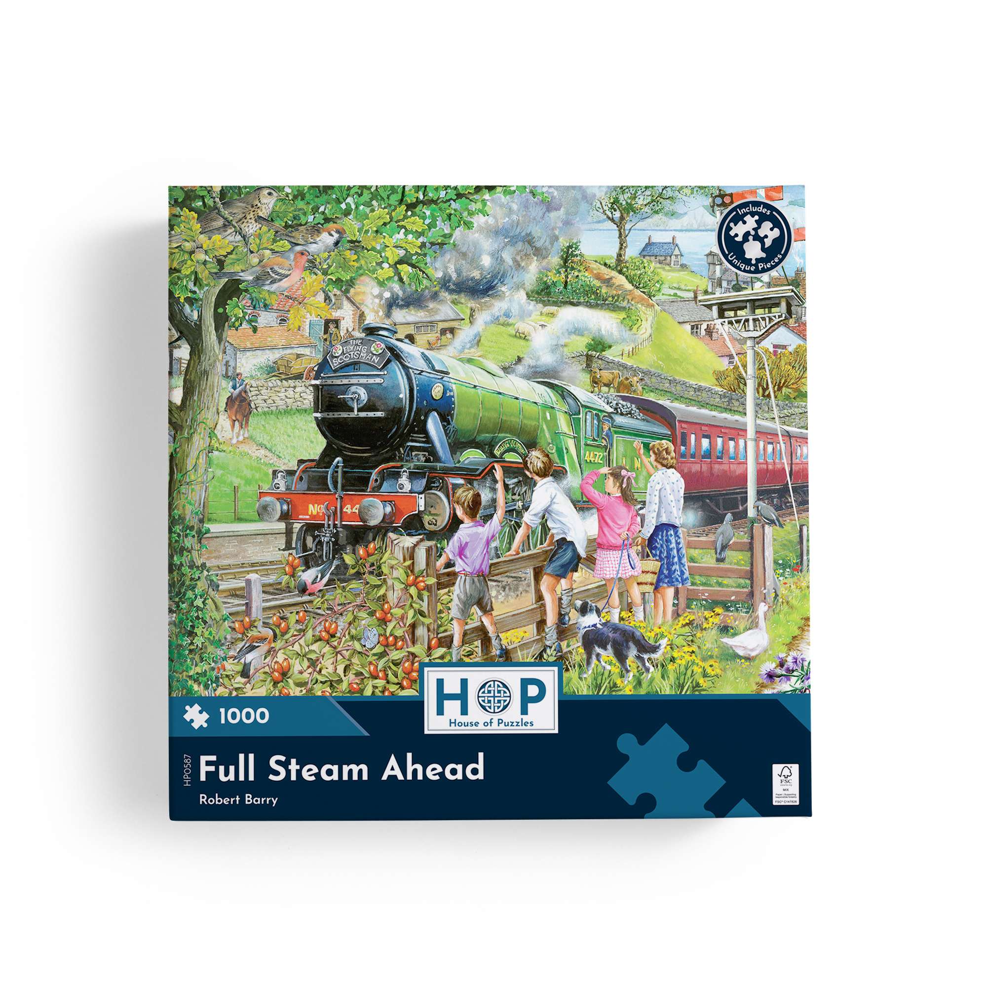 house-of-puzzles-full-steam-ahead-puzzle-1000-pi-ces-train image 4