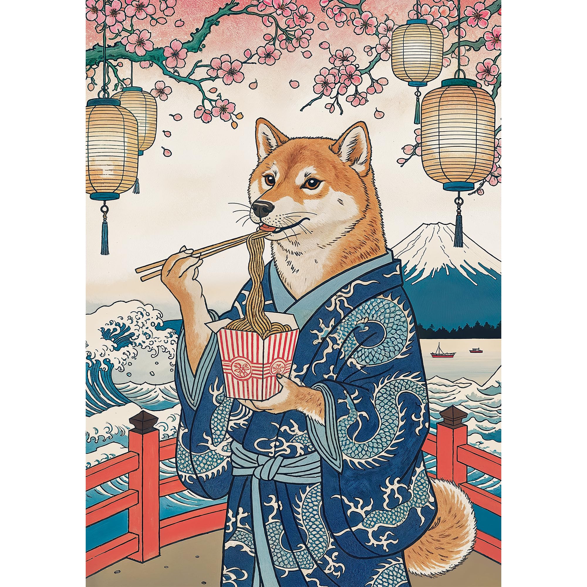 trefl-premium-plus-shiba-s-pasta-meditation-puzzle-500-pi-ces image 2