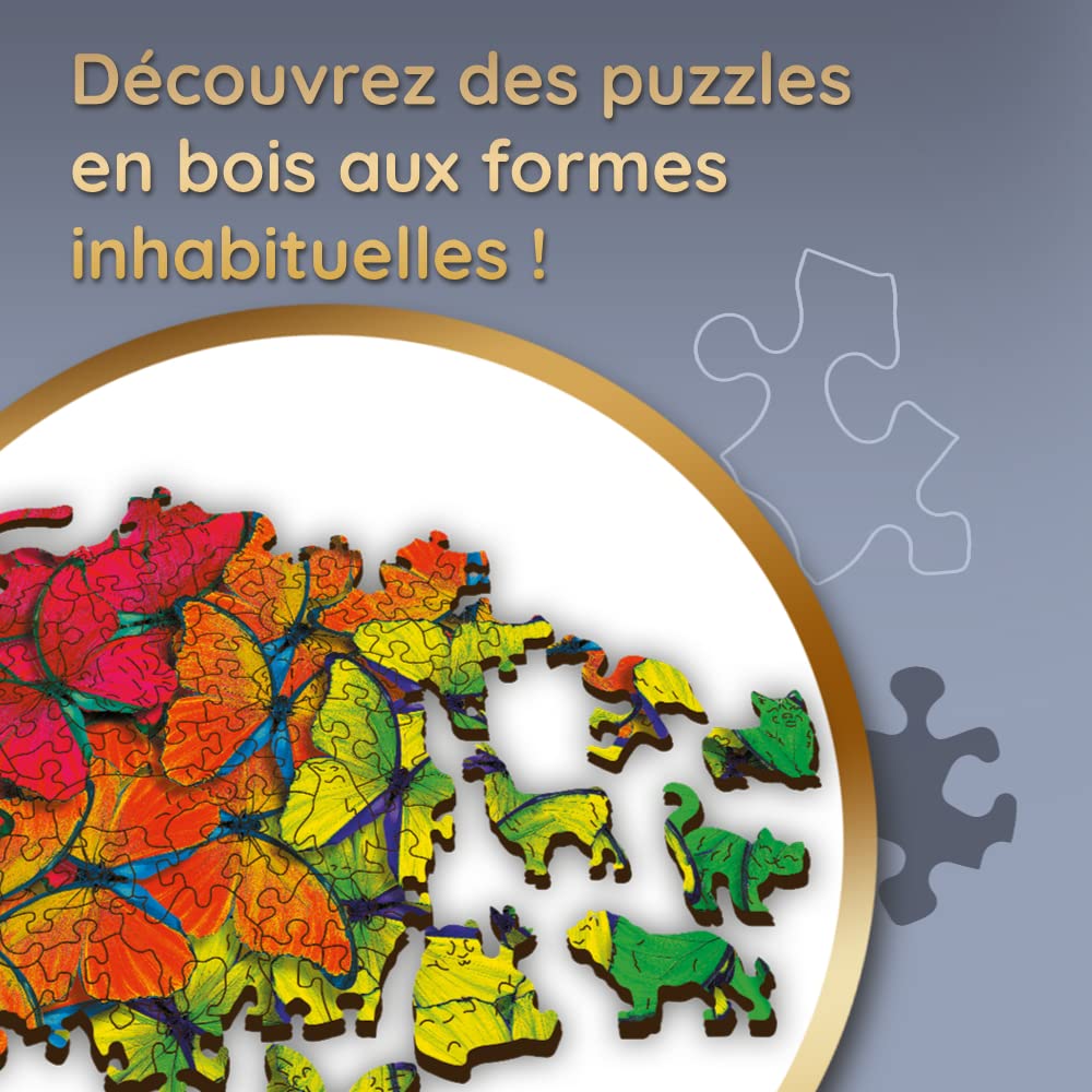 trefl-wood-craft-papillons-arc-en-ciel-501-pcs-puzzle-bois image 4