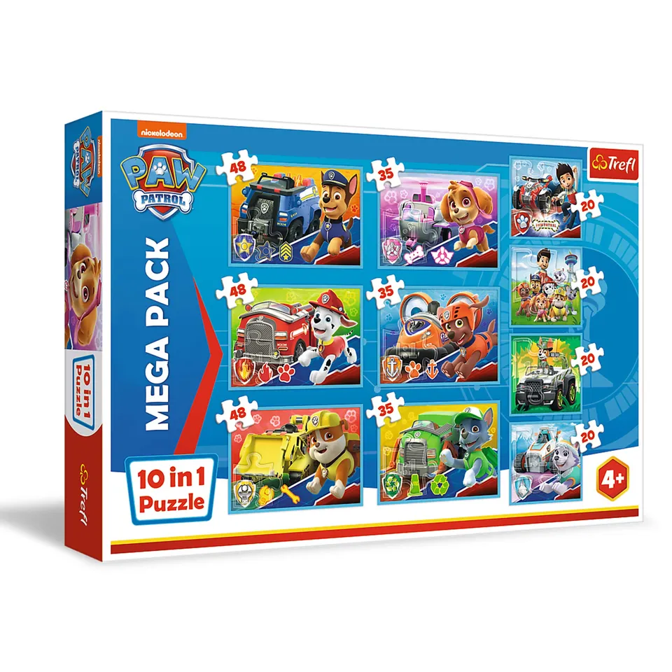 trefl-red-pat-patrouille-lot-10-puzzles-20-40-pi-ces-4-ans image 1