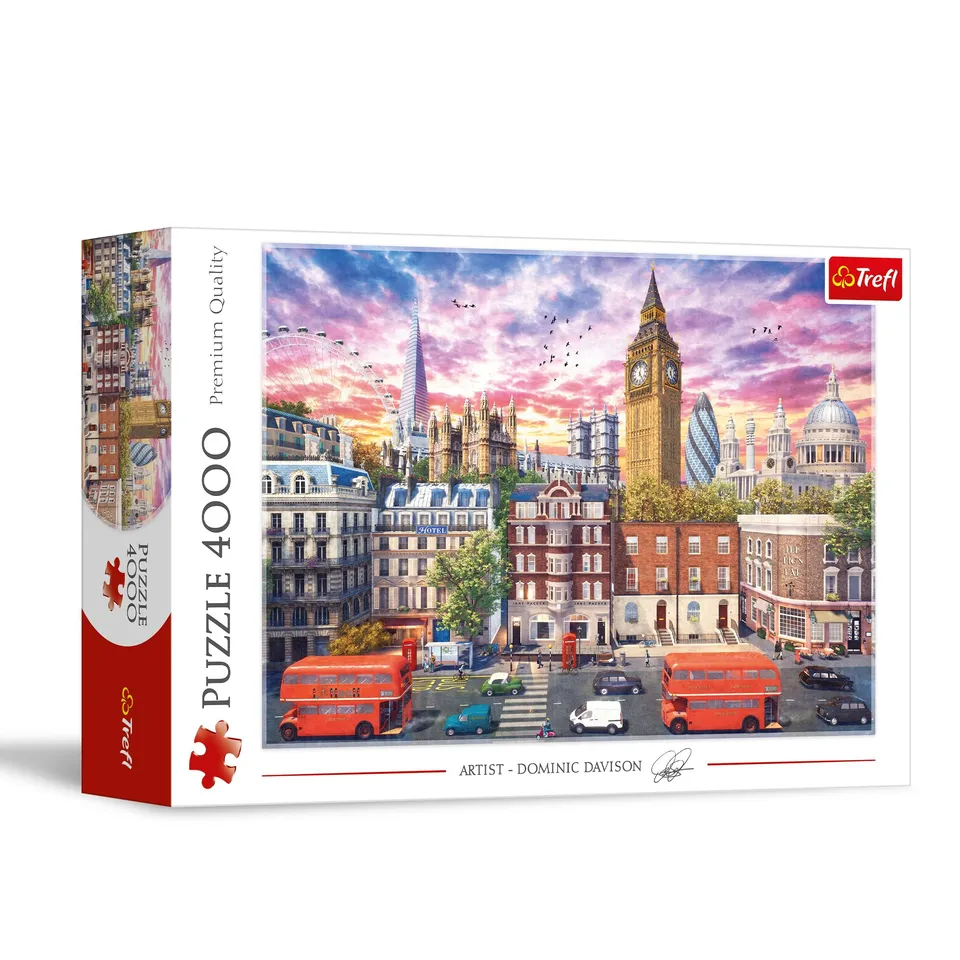 trefl-red-promenade-londres-puzzle-4000-pi-ces-voyage image 1