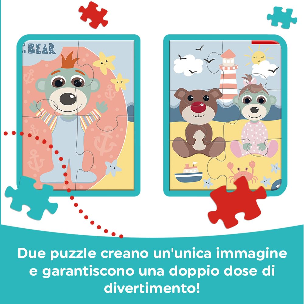 trefl-red-b-b-s-ours-peluche-puzzle-cadre-2en1-d-s-2-ans image 3