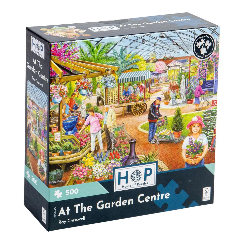 house-of-puzzles-at-the-garden-centre-puzzle-500-pi-ces-jardin image 1