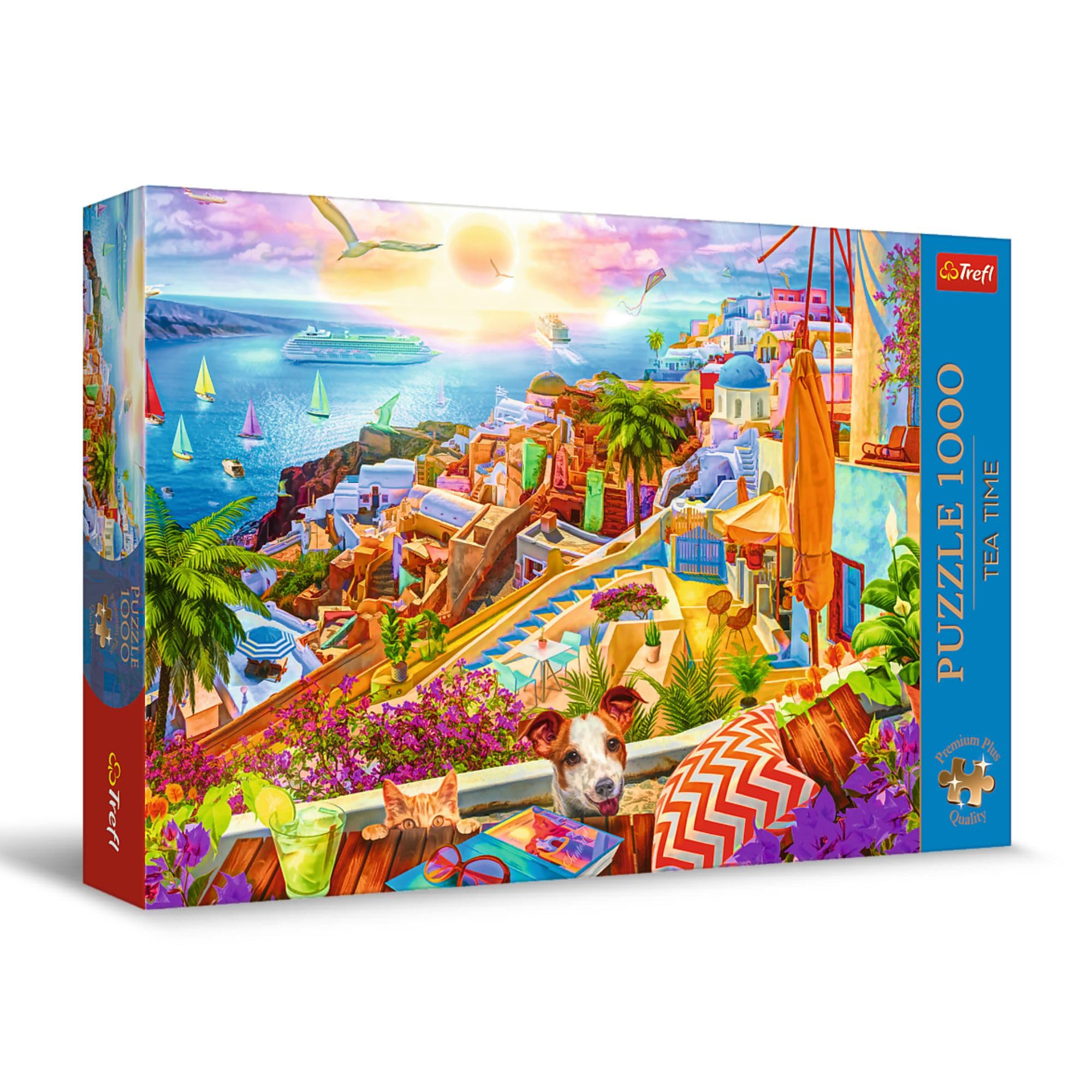 trefl-premium-plus-tea-time-santorin-puzzle-1000-pi-ces image 1