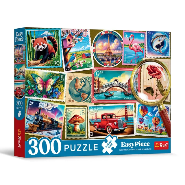 trefl-easypiece-timbres-poste-puzzle-300-grandes-pi-ces image 1