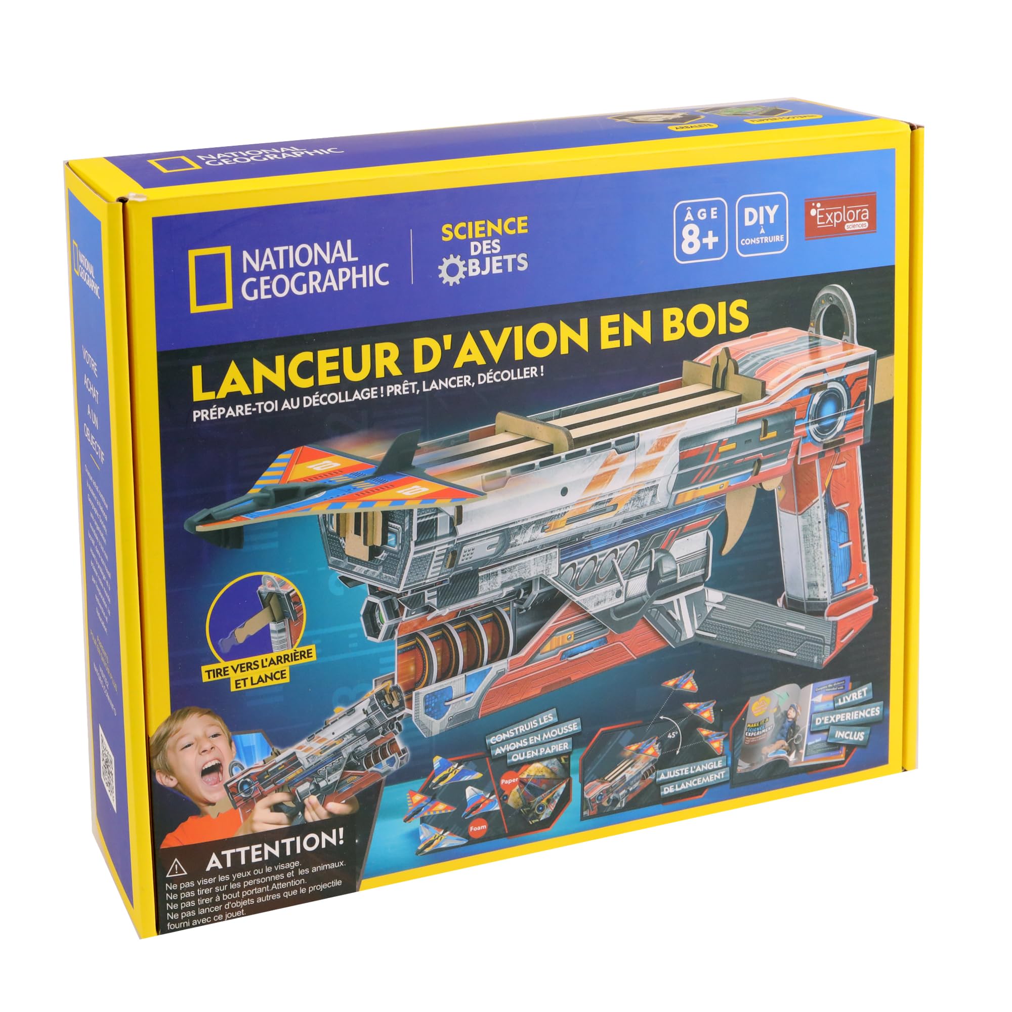 explora-maquettes-3d-lanceur-d-avion-jeu-65-pi-ces-8-ans image 3