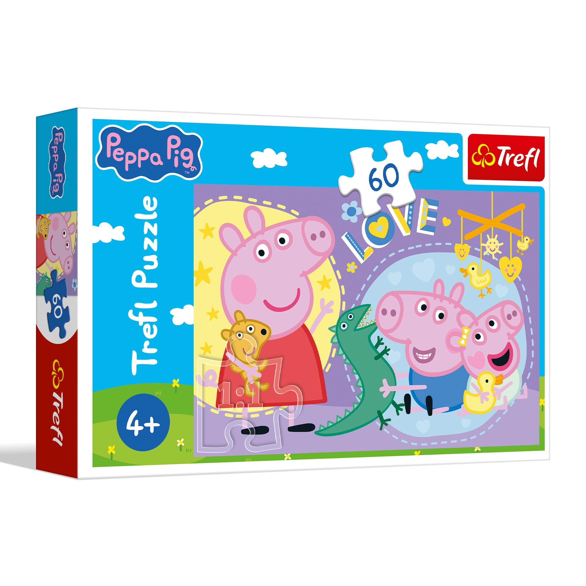 trefl-red-peppa-pig-happy-pig-puzzle-60-pi-ces-4-ans image 1