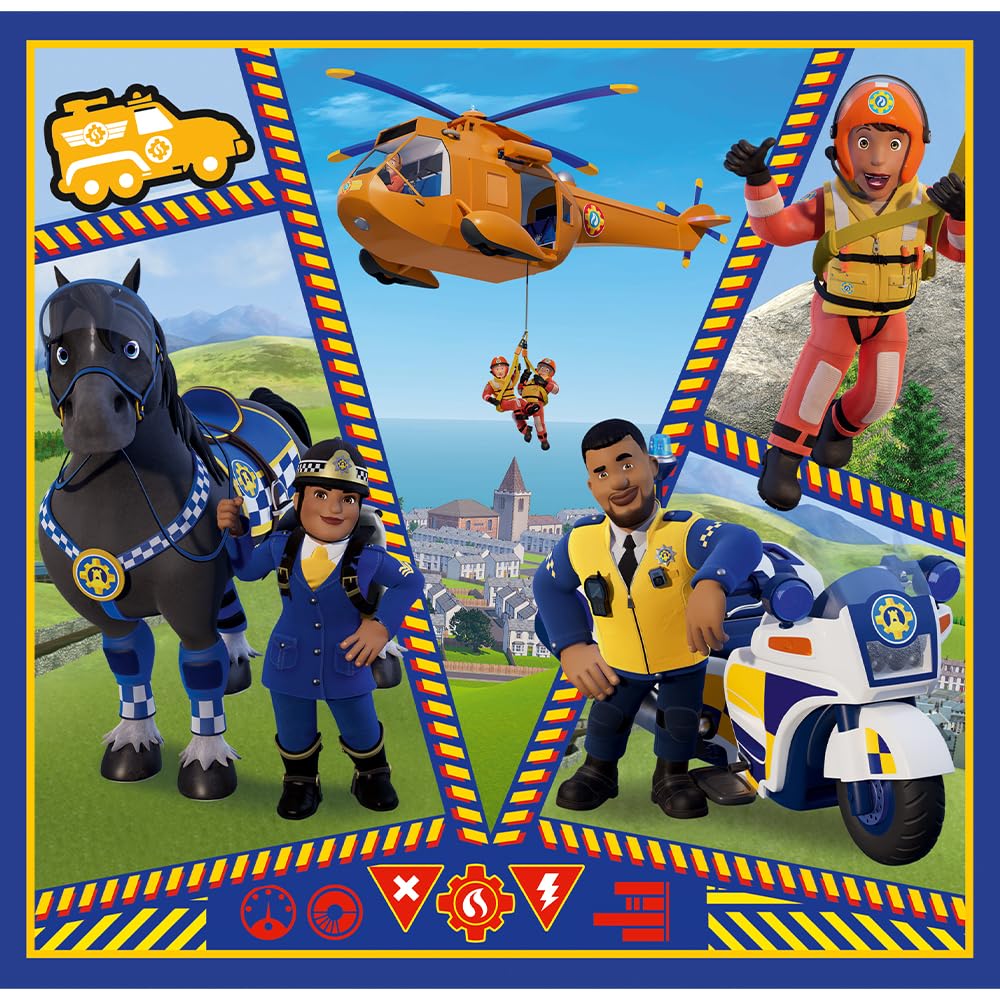 trefl-red-sam-le-pompier-puzzle-3en1-enfant-3-ans image 6
