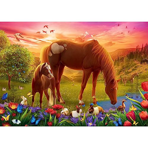trefl-red-chevaux-dans-la-prairie-puzzle-500-pi-ces image 8