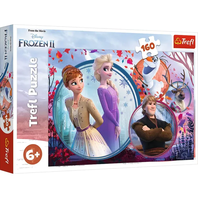 trefl-red-frozen-2-puzzle-160-pi-ces-reine-des-neiges image 1