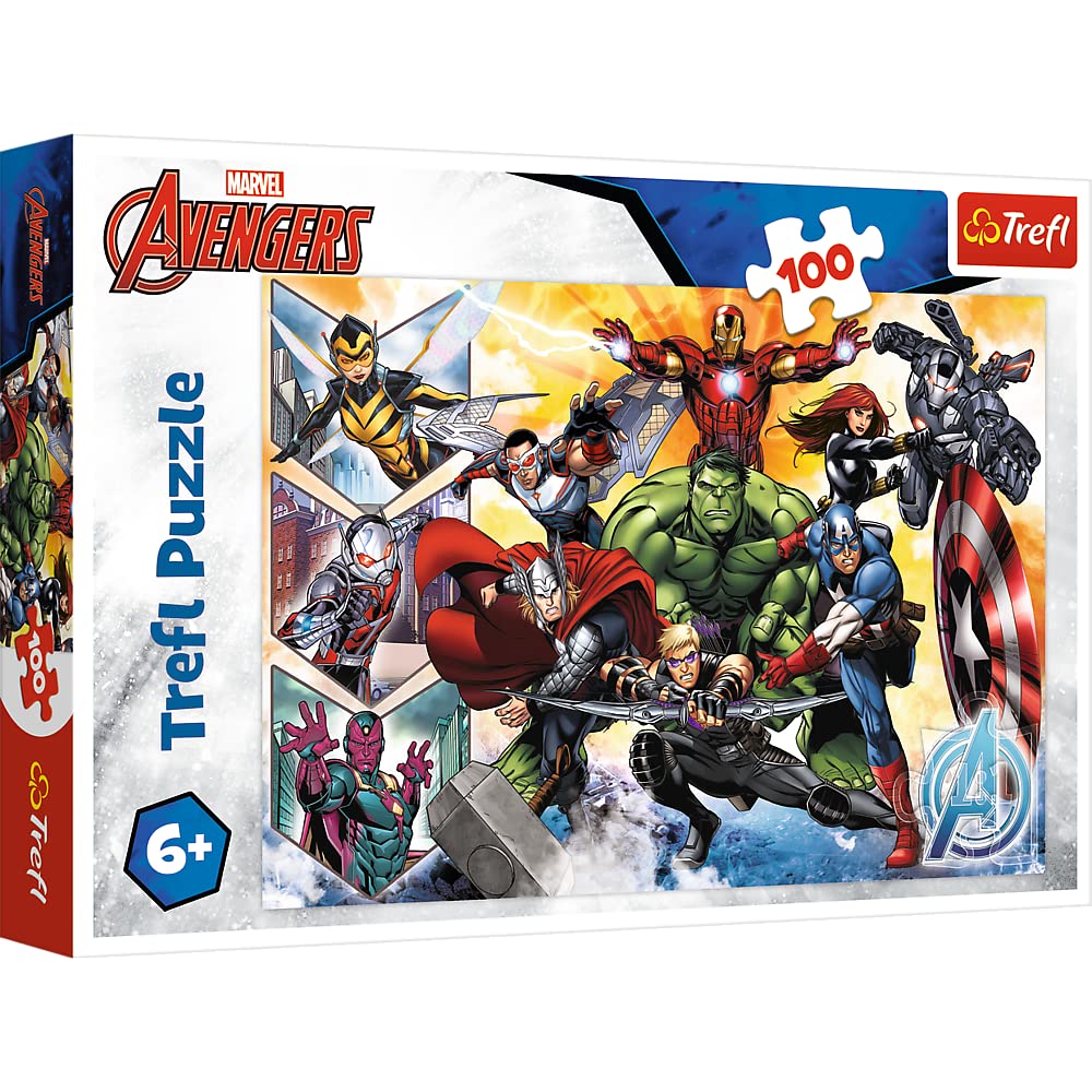 trefl-red-avengers-puzzle-100-pi-ces-marvel-disney-enfant image 1