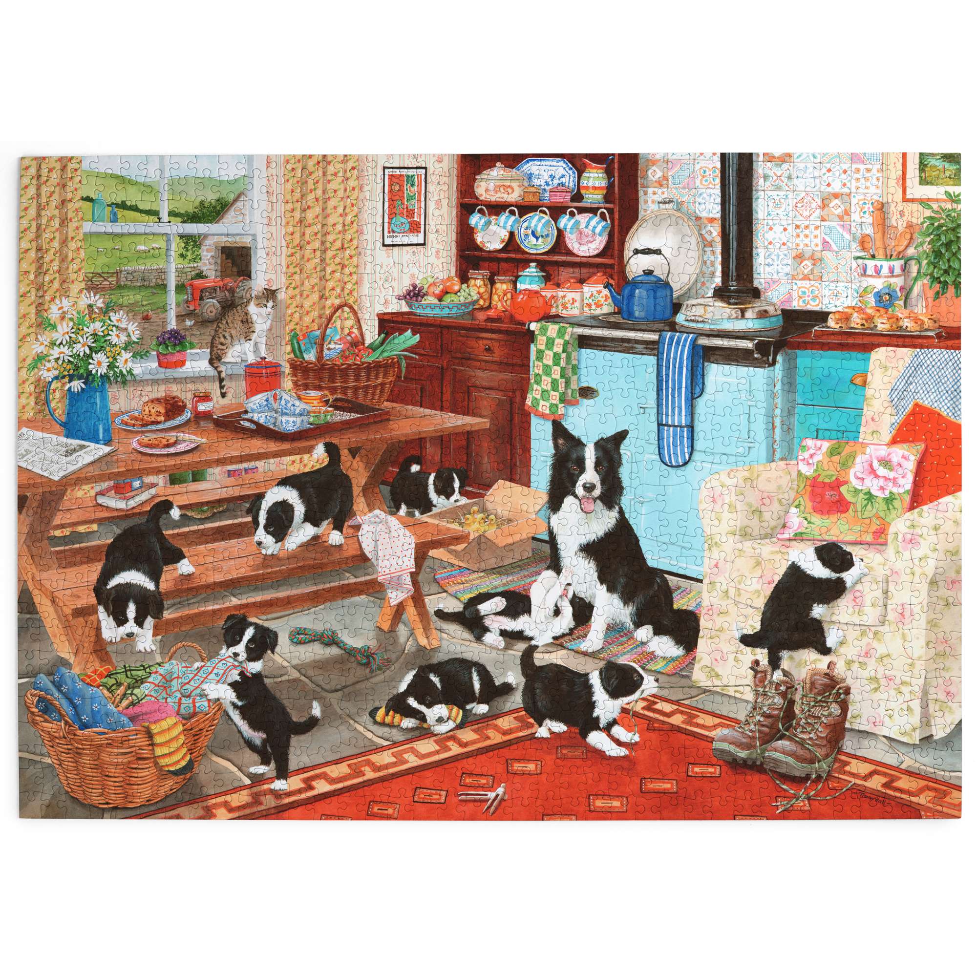 house-of-puzzles-collie-wobbles-puzzle-1000-pi-ces-chiens image 2