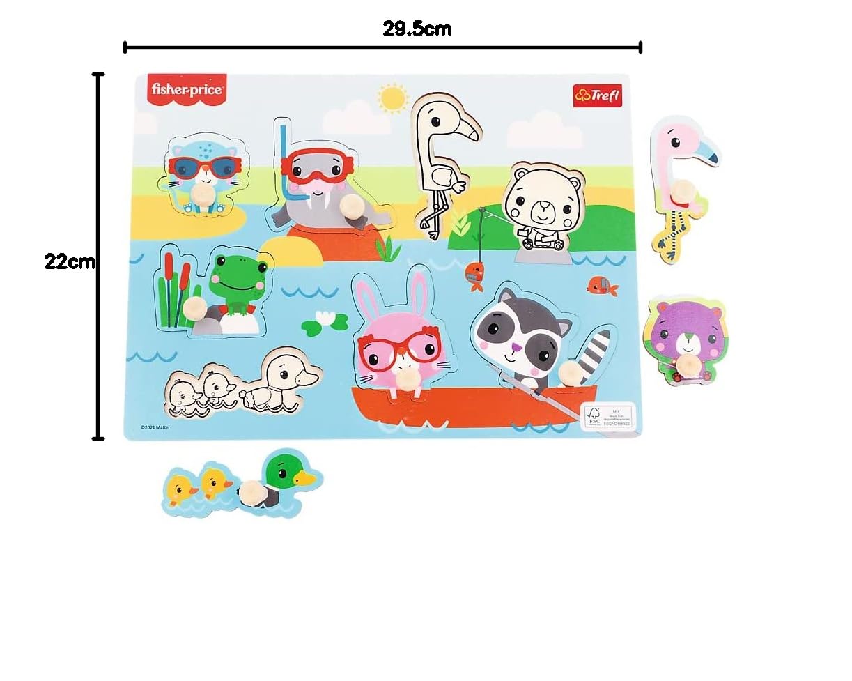 trefl-wood-craft-puzzle-bois-au-bord-de-l-eau-18-mois image 5