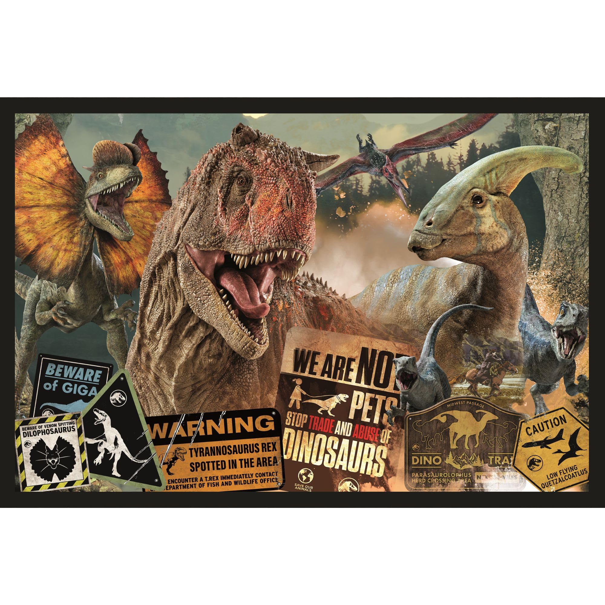trefl-red-jurassic-world-puzzle-2x200-pi-ces-dinosaures image 3
