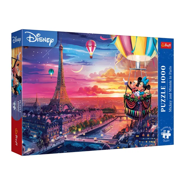 trefl-premium-plus-mickey-minnie-paris-puzzle-1000-pi-ces-disney image 1