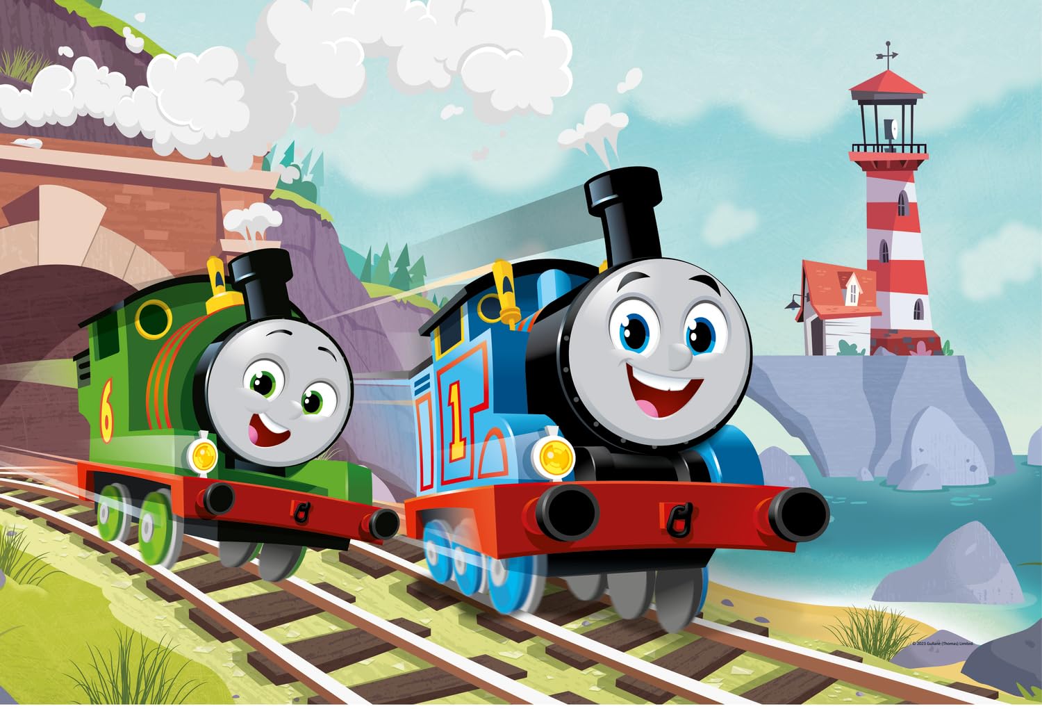 trefl-red-thomas-et-percy-puzzle-24-maxi-3-ans image 2