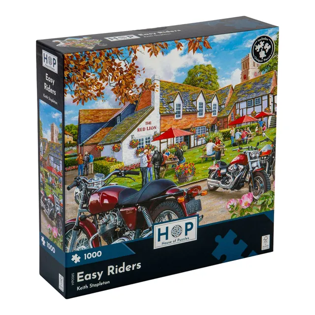 house-of-puzzles-easy-riders-puzzle-1000-pi-ces-sc-ne-pub image 1